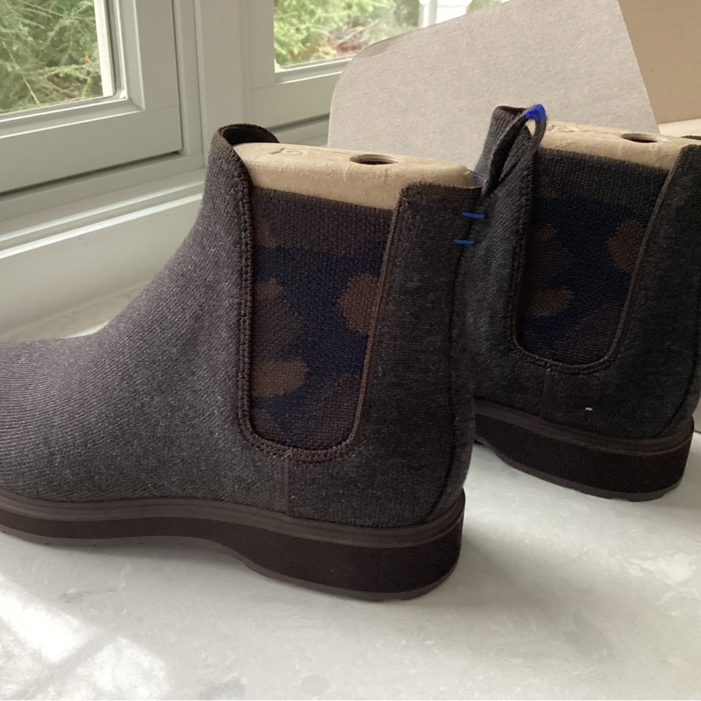 Rothy's Mens Dark Chocolate Boots - Size 9 - Picture 4 of 6
